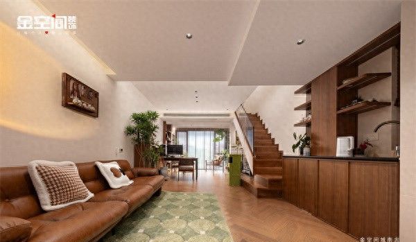 复古中古风复式实景落地｜长沙靠谱装修公司金空间，邦盛复式山业主实测好口碑 - 今日头条