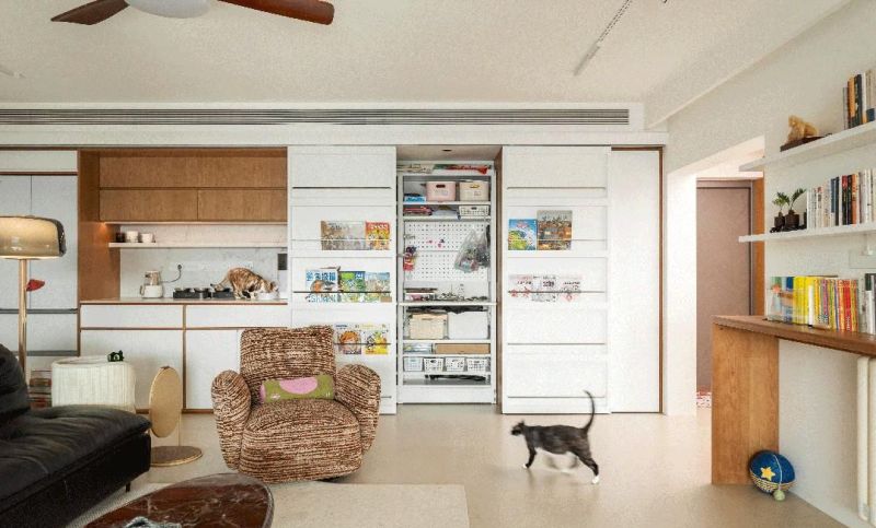150㎡人猫共居,治愈带娃收纳痛点的中古风之家 - 今日头条 150㎡人猫共居,治愈带娃收纳痛点的中古风之家 - 家居知识