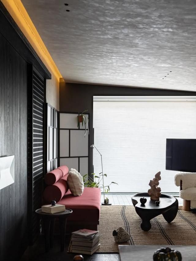 合肥101㎡装修：暗色调侘寂风有多高级？完工后全小区都来参观！ - 家居知识