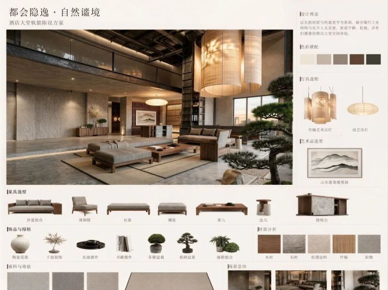 禅空间解读©侘寂禅意工业风酒店大堂设计 - 今日头条 禅空间解读©侘寂禅意工业风酒店大堂设计 - 家居知识