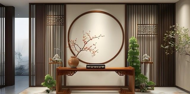 2026 玄关设计参考：宋式榆木玄关柜，少即是多的宋代审美！ - 家居知识