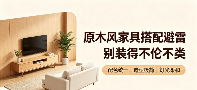 原木风家具搭配6大避雷指南！新手装修不翻车 - 今日头条