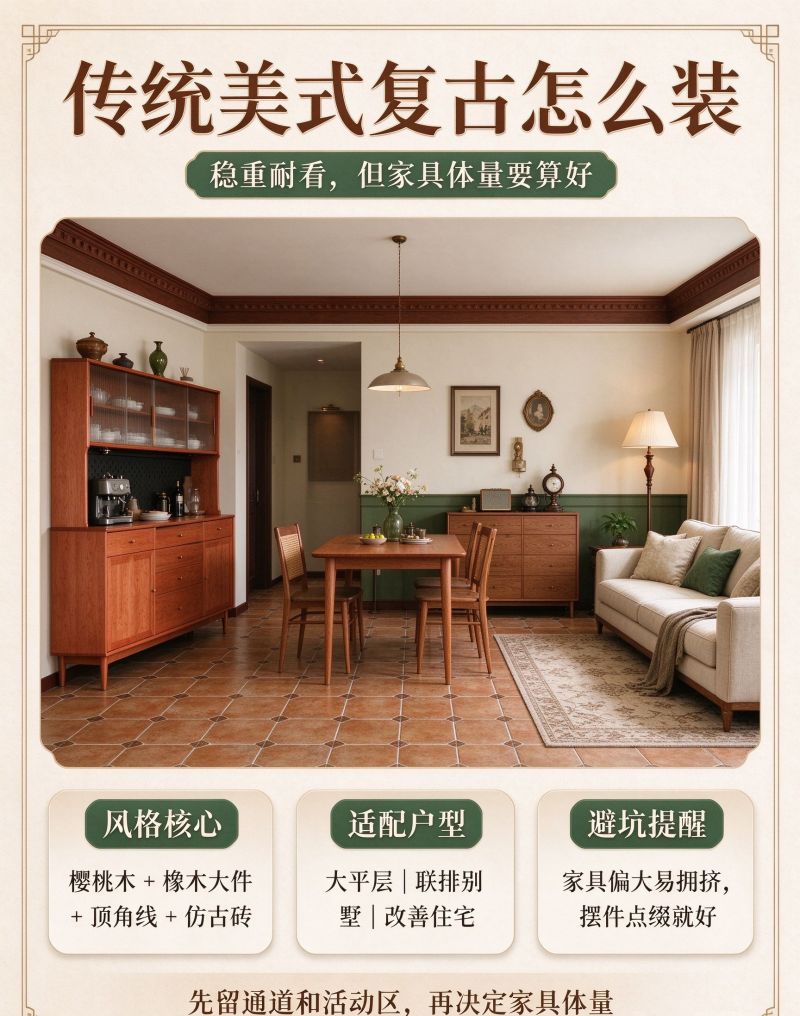 一文看懂中式VS西式复古装修:风格、适配户型与避坑 - 今日头条 一文看懂中式VS西式复古装修:风格、适配户型与避坑 - 家居知识
