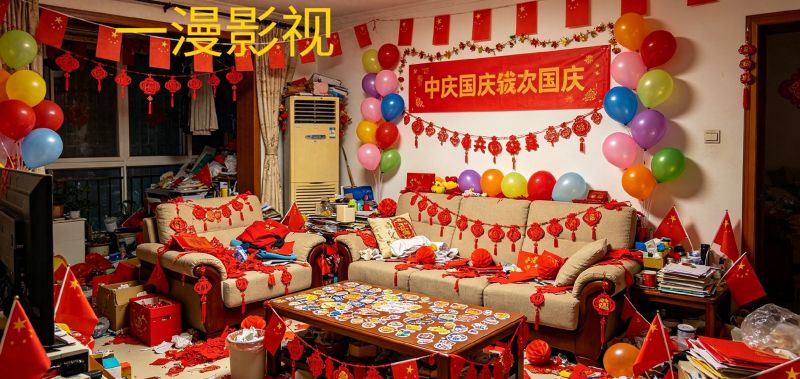 国庆氛围布置，简约风难道不比繁杂装饰好看？ - 今日头条