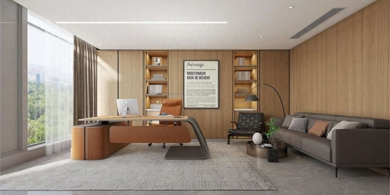 现代简约办公空间设计逻辑，兼顾颜值、实用与动线 - 今日头条