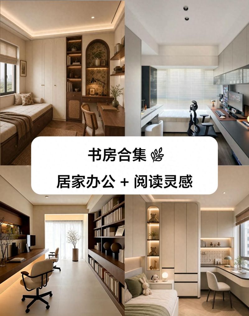 【仕寰家居】书房一体柜 | 睡觉、办公、藏书一屋搞定 - 今日头条