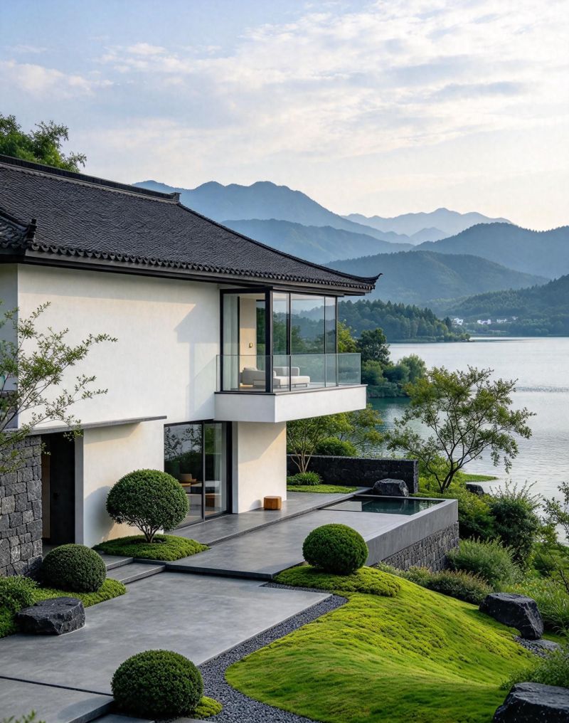 摒弃浮夸！宋式极简侘寂湖山大宅，才是当代居住的顶级审美 - 今日头条