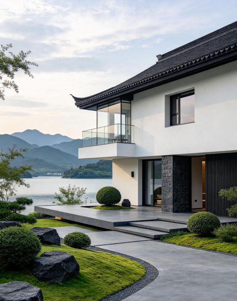摒弃浮夸!宋式极简侘寂湖山大宅,才是当代居住的顶级审美 - 今日头条 摒弃浮夸!宋式极简侘寂湖山大宅,才是当代居住的顶级审美 - 家居知识