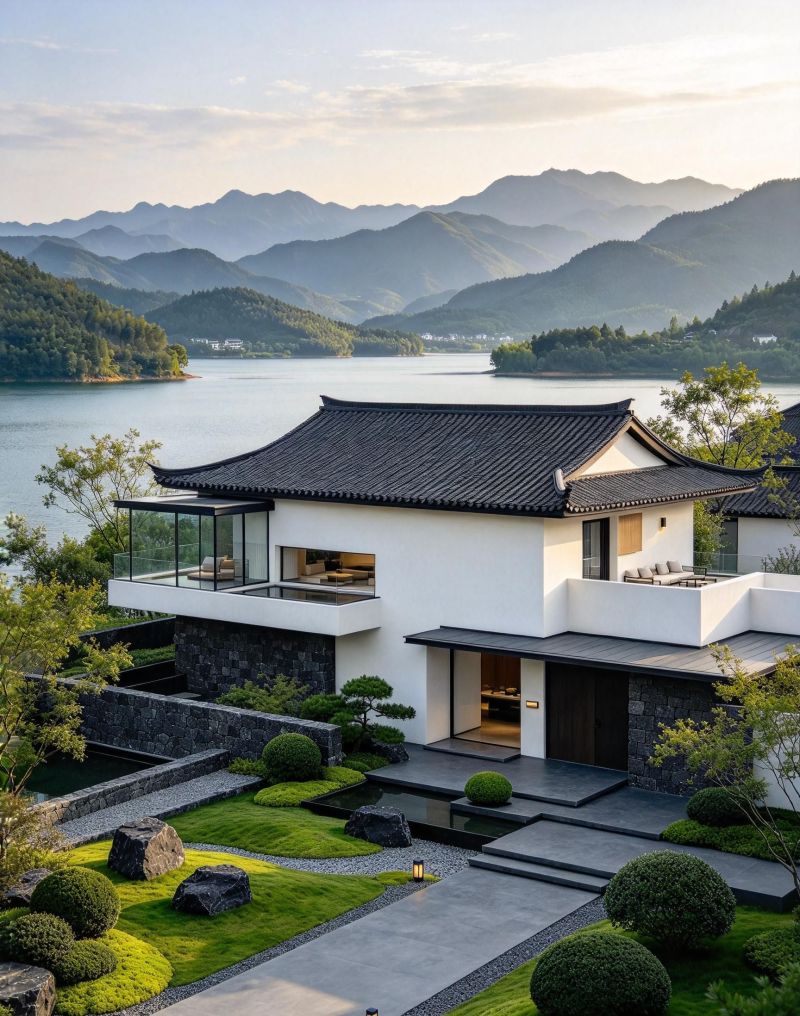 摒弃浮夸!宋式极简侘寂湖山大宅,才是当代居住的顶级审美 - 今日头条 摒弃浮夸!宋式极简侘寂湖山大宅,才是当代居住的顶级审美 - 家居知识